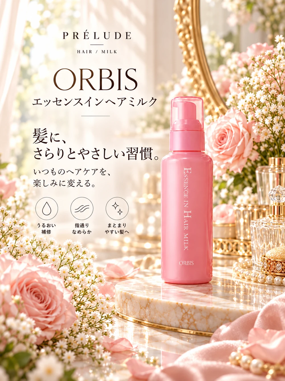エッセンスインヘアミルク